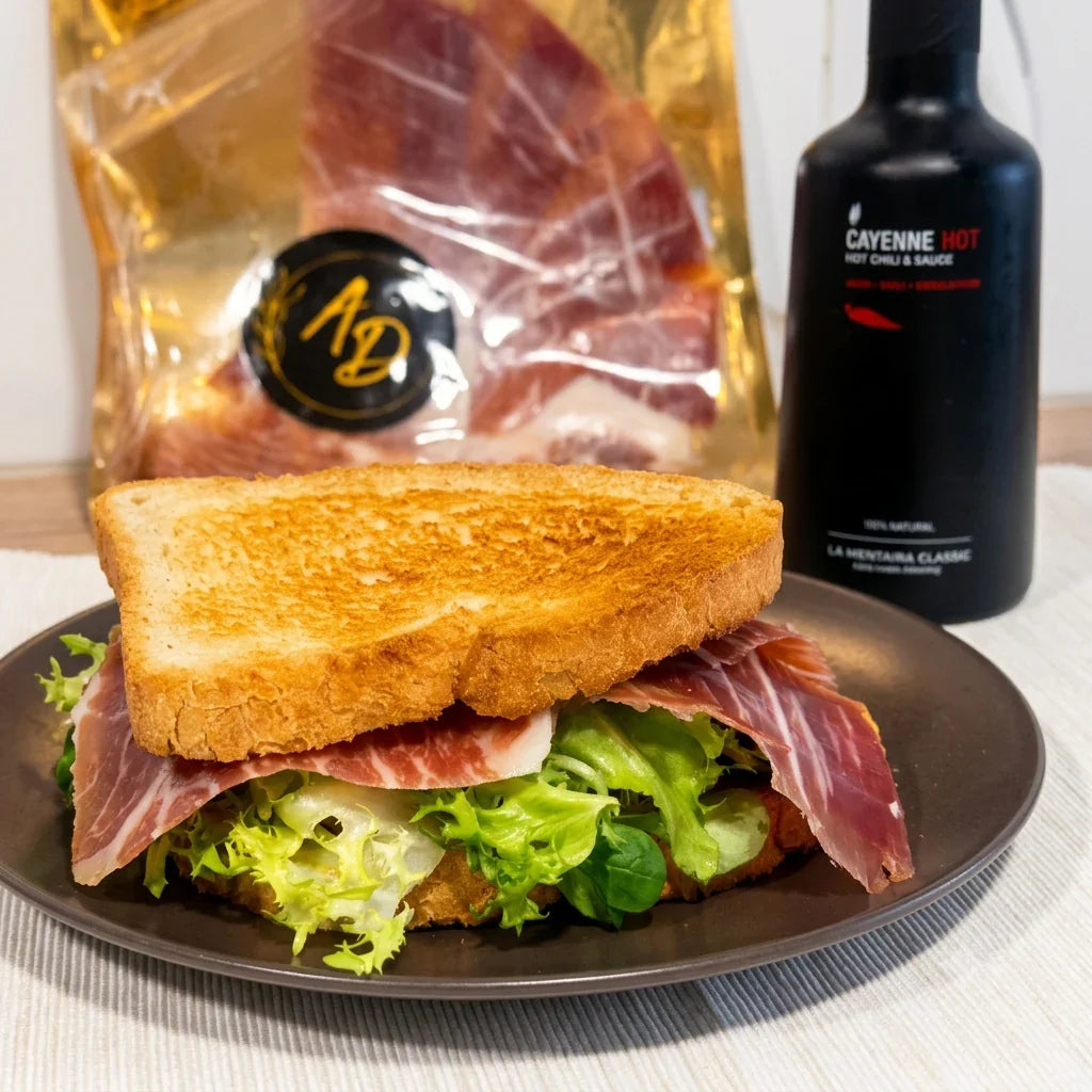 SANDWICH DE JAMÓN DE CEBO DE CAMPO