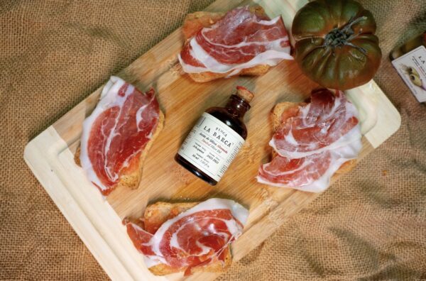 Tosta Gourmet de Jamón Ibérico, Aceite Ahumado