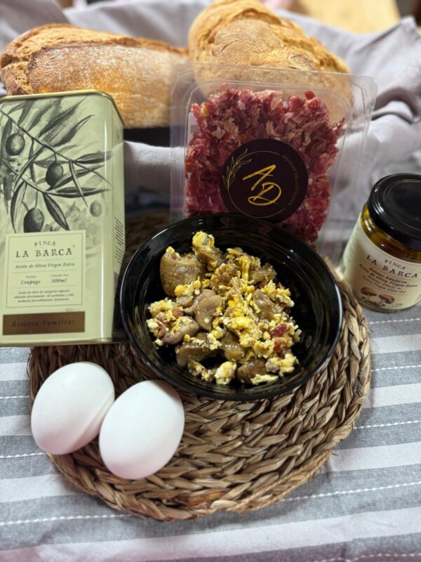 Revuelto de Boletus Edulis con Jamón Ibérico