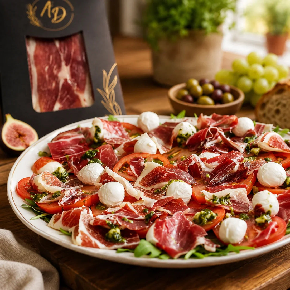 ENSALADA DE JAMÓN IBÉRICO.