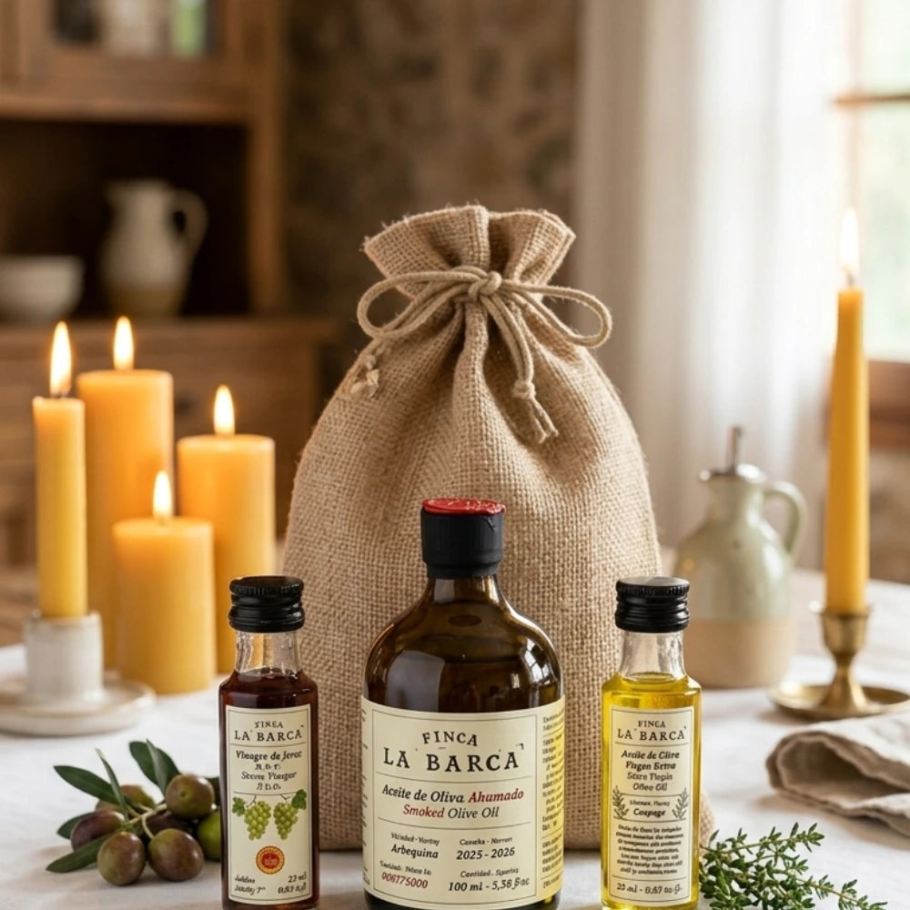 Saquito Regalo Ahumado, Aceite y Vinagre