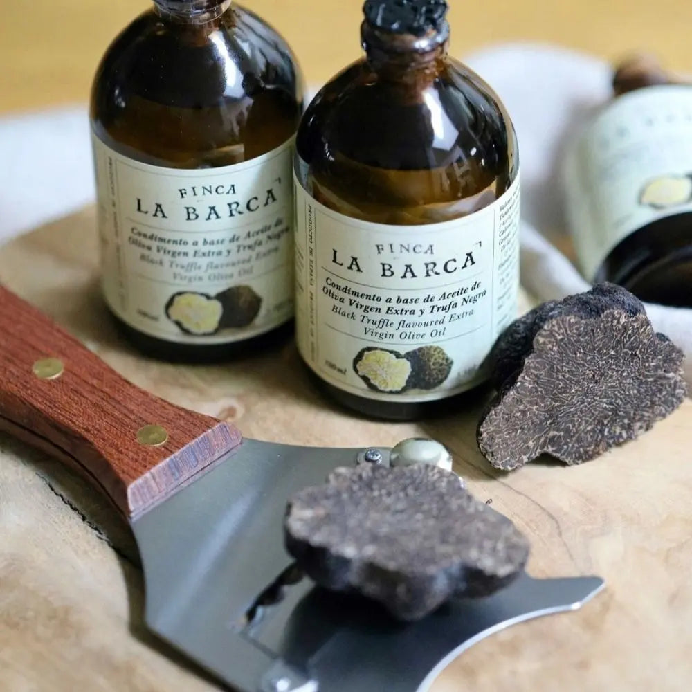 Condimento Aceite de Oliva Virgen Extra y Trufa Negra