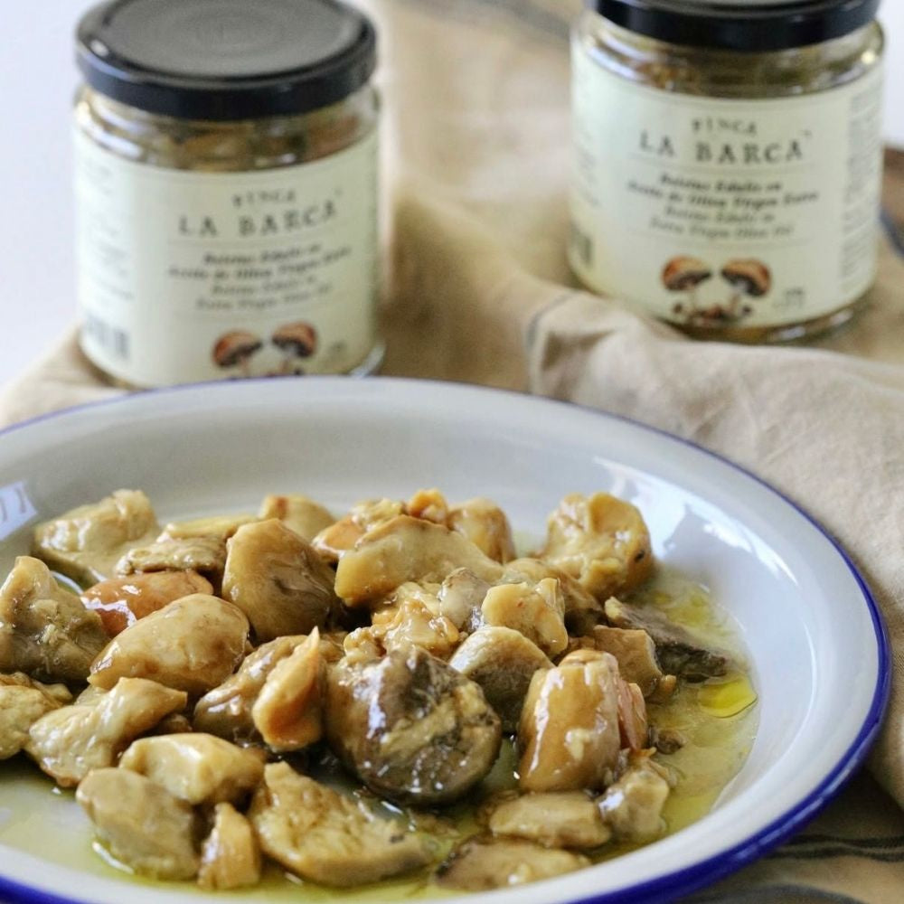 Boletus Edulis en Aceite de Oliva Virgen Extra Finca La Barca 150g
