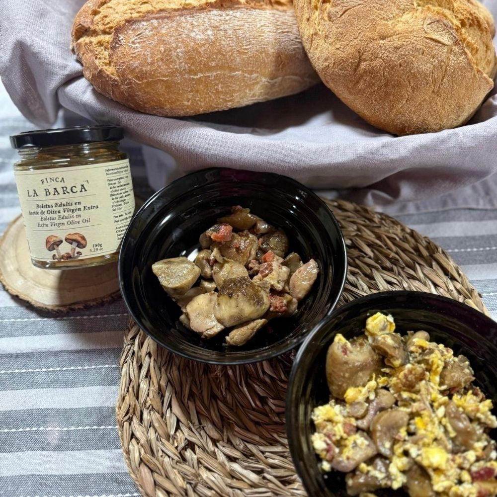 Boletus Edulis en Aceite de Oliva Virgen Extra Finca La Barca 150g