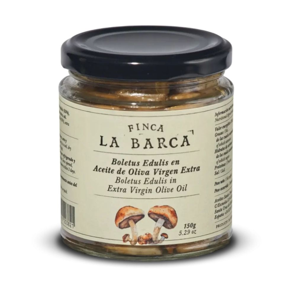 Boletus Edulis en Aceite de Oliva Virgen Extra Finca La Barca