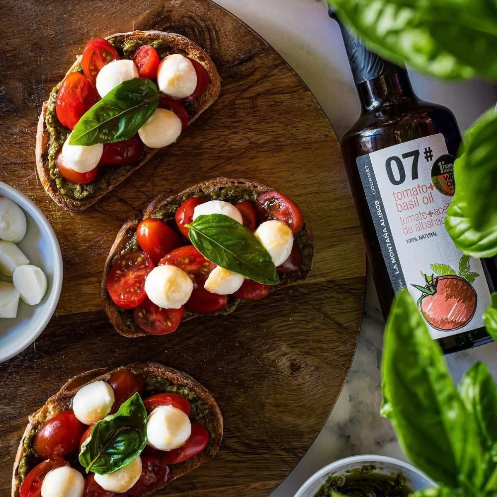 Aliño Tomate y Aceite de Albahaca