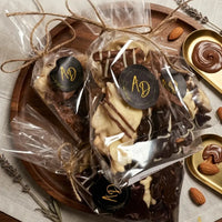 EDICIÓN PREMIUM Rocas de Frutos Secos Tres Chocolates Belga