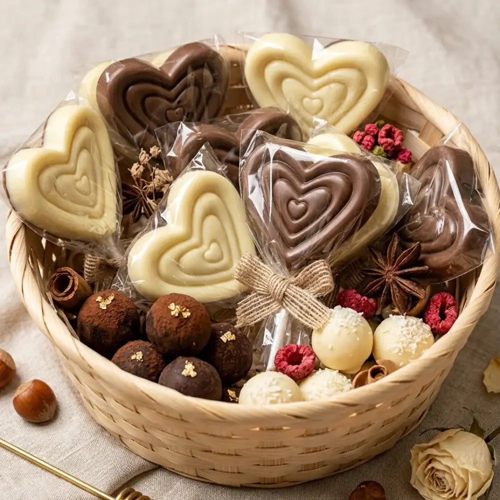 Piruleta Chocolate Blanco