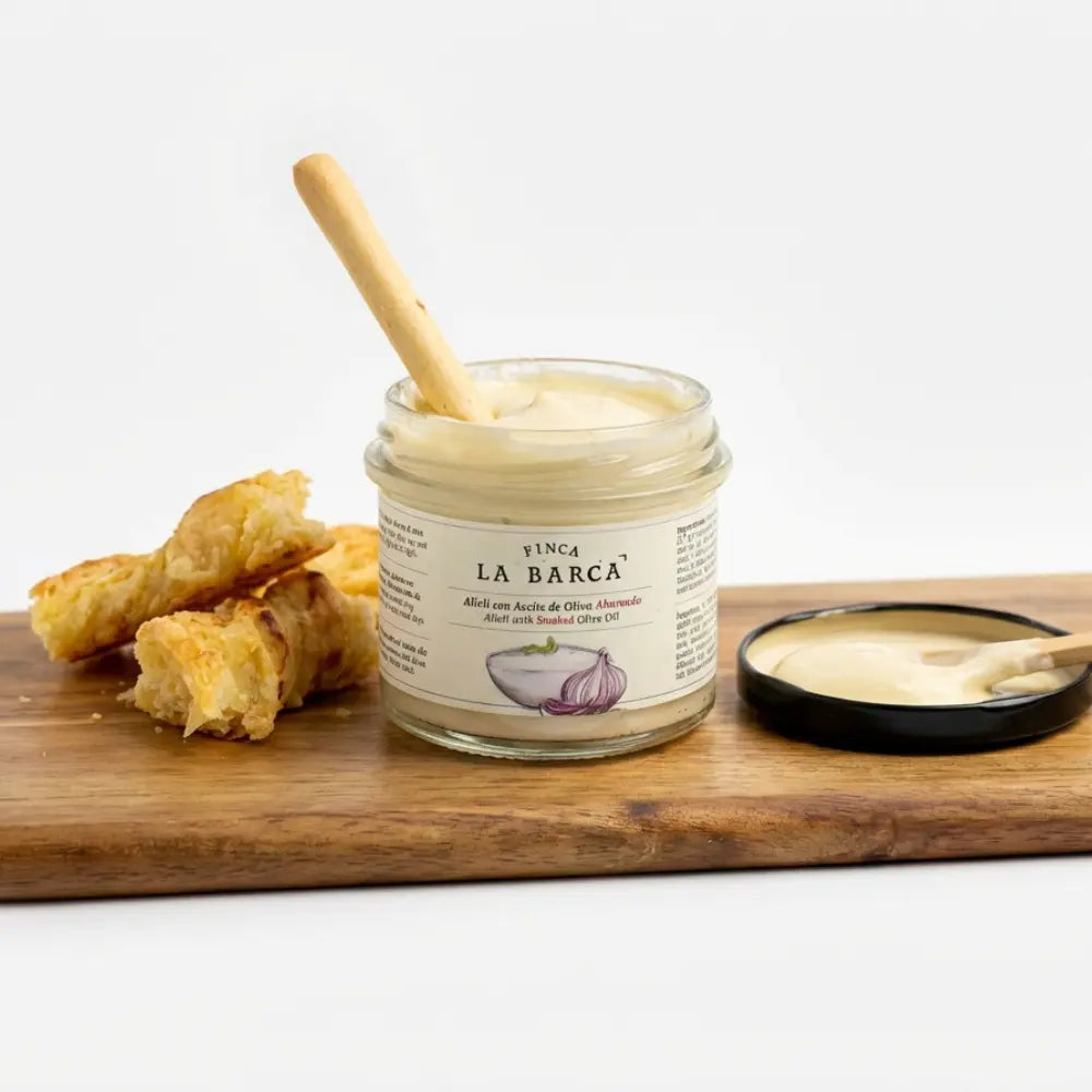 Alioli con Aceite de Oliva Ahumado