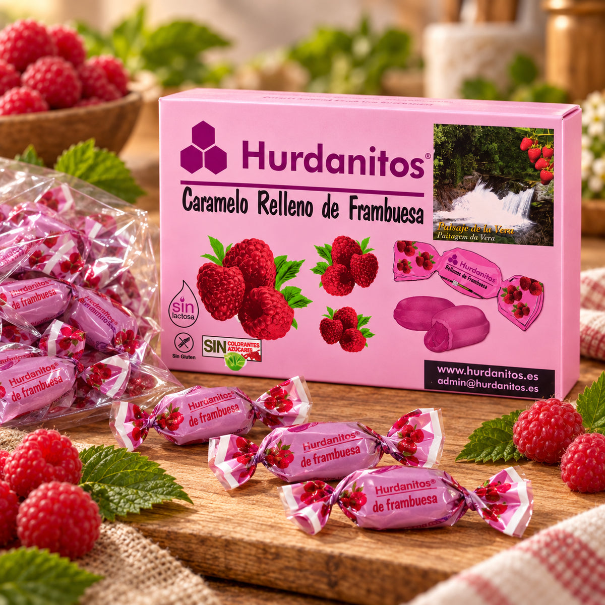 Hurdanitos de Frambuesa