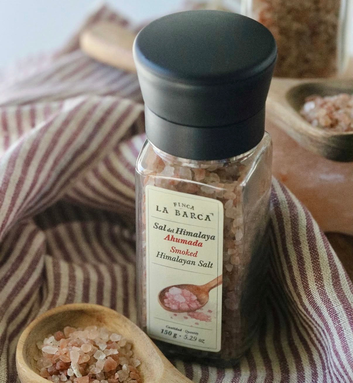 Sal del Himalaya Ahumada Molinillo 150g