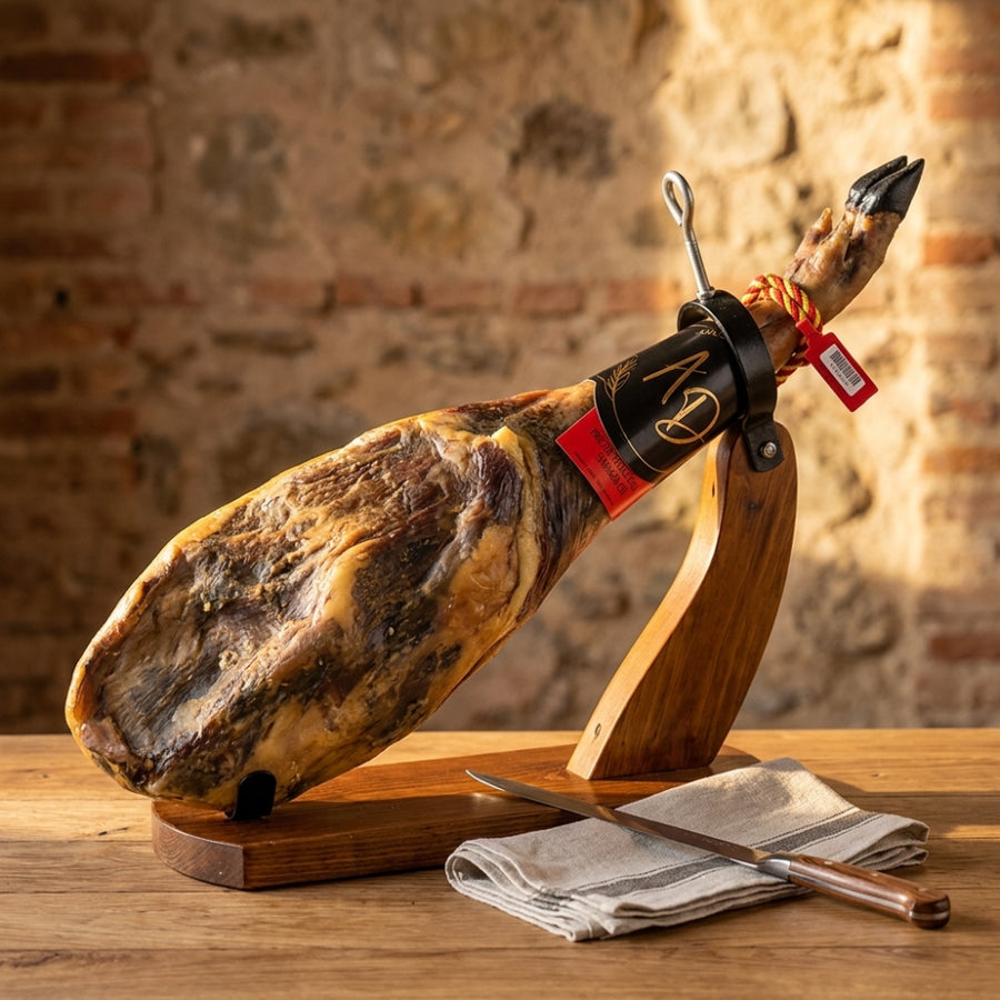 Pack de Bienvenida "Edición Purista": Paleta de Bellota 50% Ibérica (Pieza Entera)