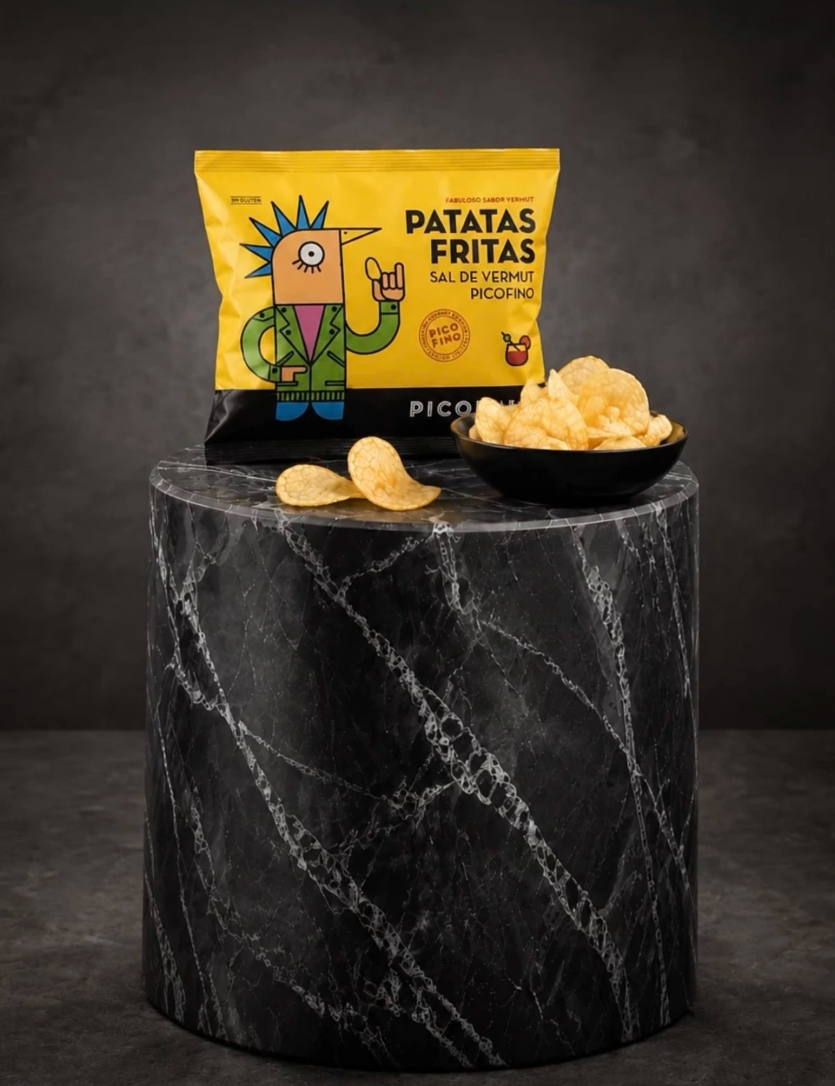 Patatas Fritas con sal de Vermut Picofino