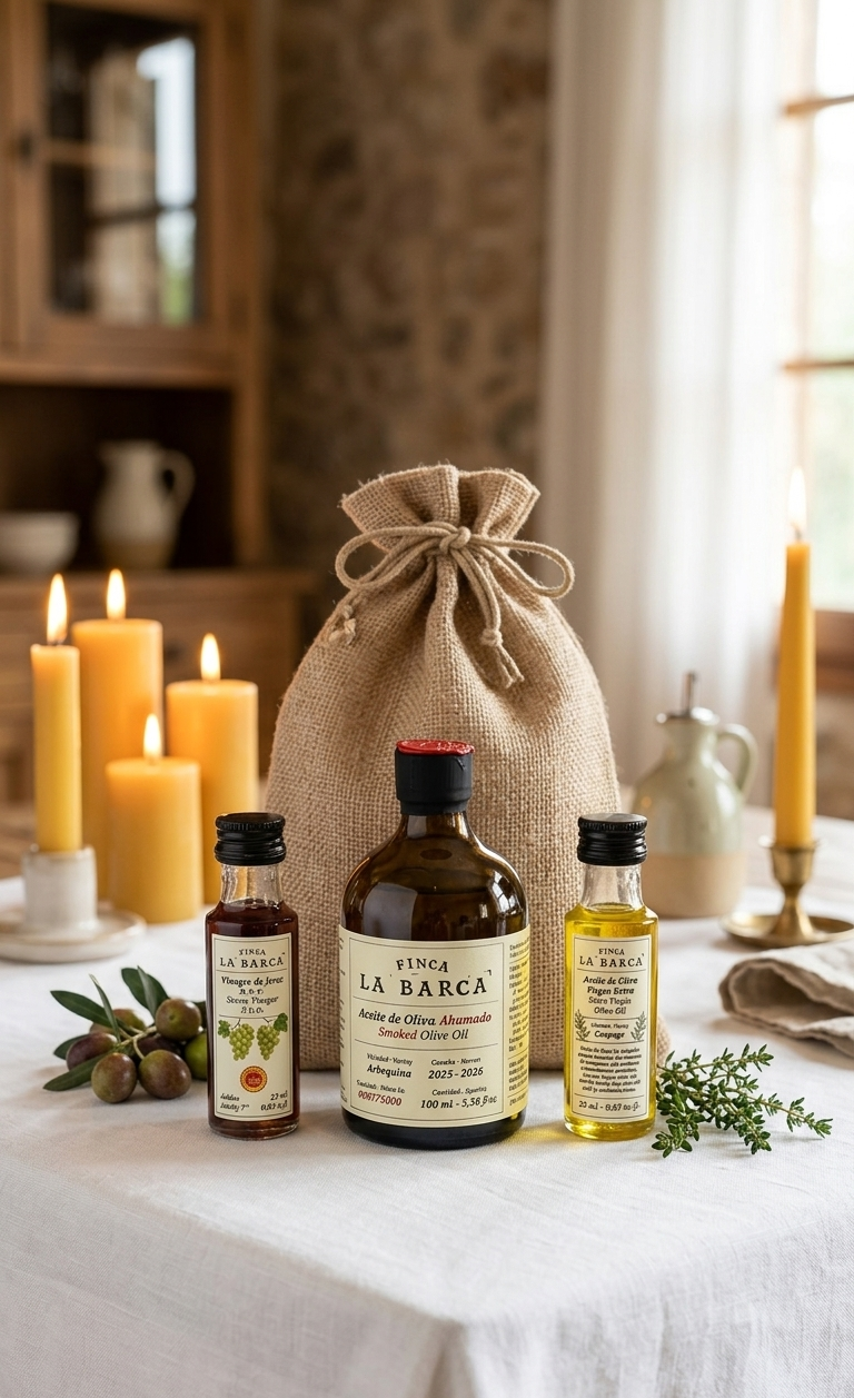 Saquito Regalo Ahumado, Aceite y Vinagre