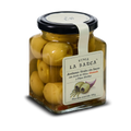 Aceitunas Gordal deshuesada con Aceite de Oliva Ahumado y Finas Hierbas