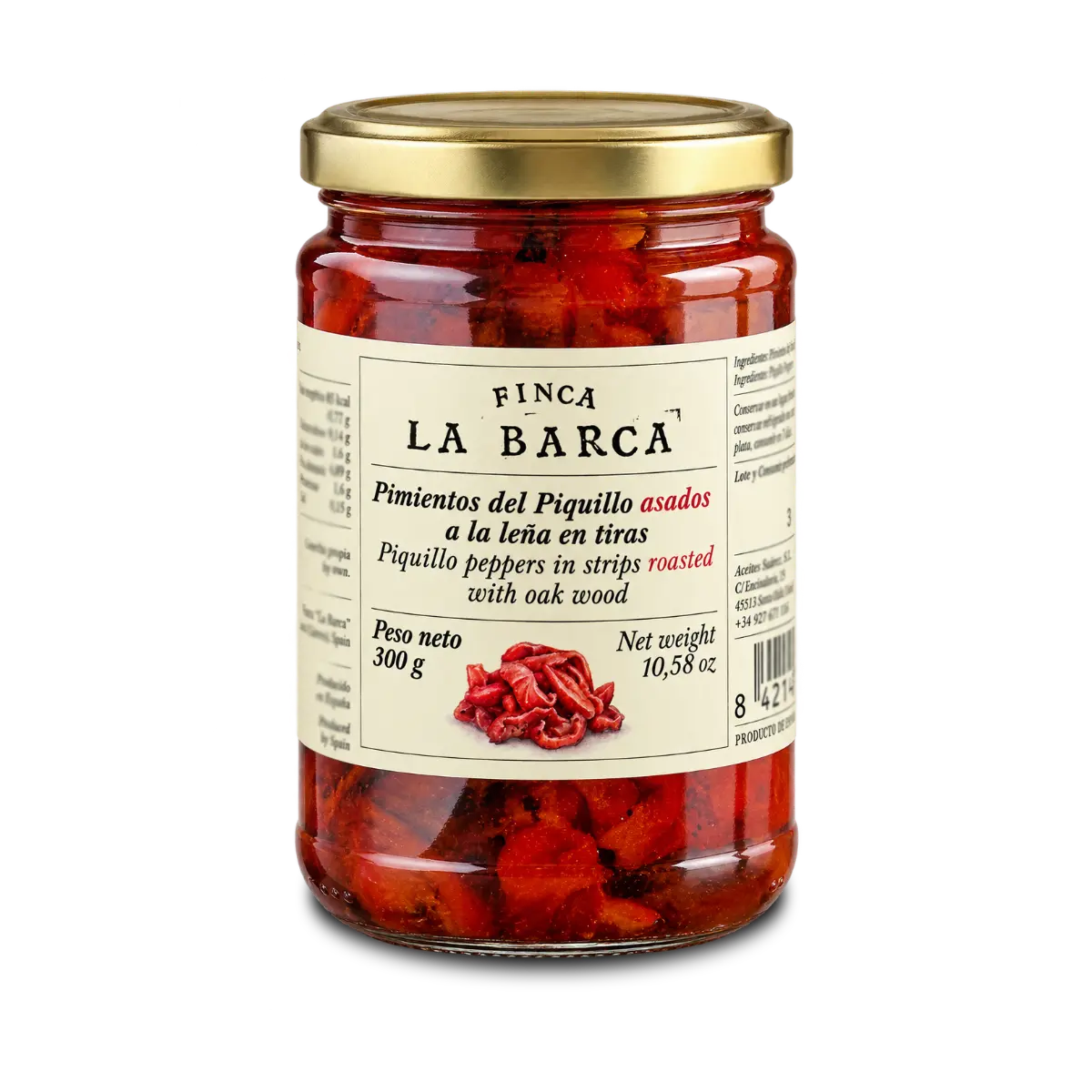 Pimientos del Piquillo Asados a la Leña en Tiras